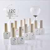 Calgel 12C Non-Wipe Three-in-One Gel Polish 04 Natural Peach 8ml (CG12C04)