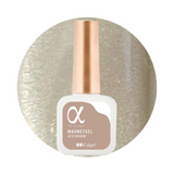 α by Calgel Magnet Gel Polish Non-Wipe 01 Fine Luna 7mL