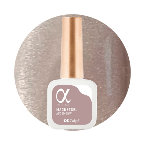 α by Calgel Magnet Gel Polish Non-Wipe 02 Fine Blanc 7ml
