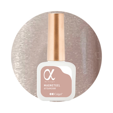 α by Calgel Magnet Gel Polish Non-Wipe 04 Fine White 7ml