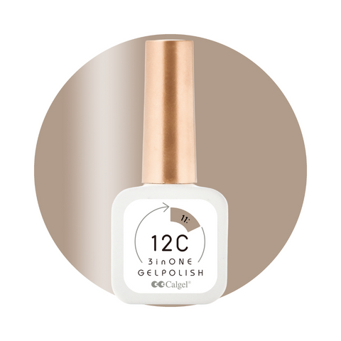 Calgel 12C Non-Wipe Three-in-One Gel Polish 11 Desert 8ml (CG12C11)